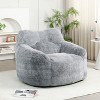 KTMBDW Bean Bag Chair, Bean Bag Sofa with Armrests Stuffed High-Density Foam, Lazy Sofa Comfy Chairs BeanBag Chair for Adults in Living Room - 2 of 4