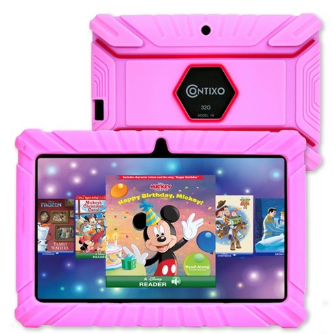 Contixo 7" Kids Tablet, 32GB, 2024 Model, 50 Disney eBooks, Android 11, Parental Controls,  Ages 3-12 - image 1 of 4