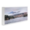 Stupell Industries Looming Fog Mountain Peak Reflective Lake Photography Framed Giclee Art - 2 of 4