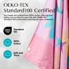 Joyfy Kids Unicorn Hooded Bath Towels, 30" x 50" Premium 100% Cotton Beach & Pool Towels for Girls Aged 3-10, Soft Absorbent Bath and Swim Towel Wrap - 3 of 4