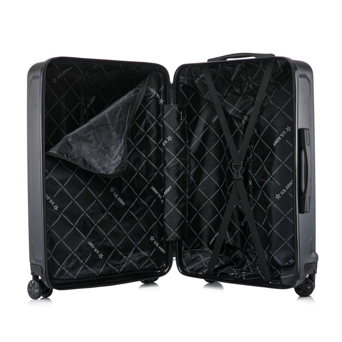 U.S. Army FOX 28" Large Checked Hardside Suitcase - thumbnail 7