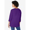 Woman Within Perfect Three-Quarter Sleeve V-Neck Tunic - 3 of 4