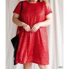 Women's Sequin Short Sleeve Dress - Blue B - 2 of 4