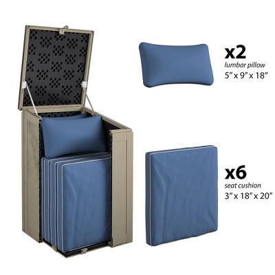 Cosco Tan and Brown Lockable Outdoor Package Delivery Box