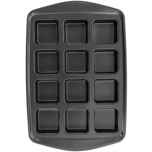 Wilton 4 Cavity Mini Loaf Pan, Grey