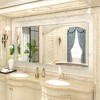 Apmir Rectangular Aluminum Alloy Framed and Tempered Glass Wall Bathroom Vanity Mirror in Matte Black/ Gold/ Silver/ Brown - 2 of 4