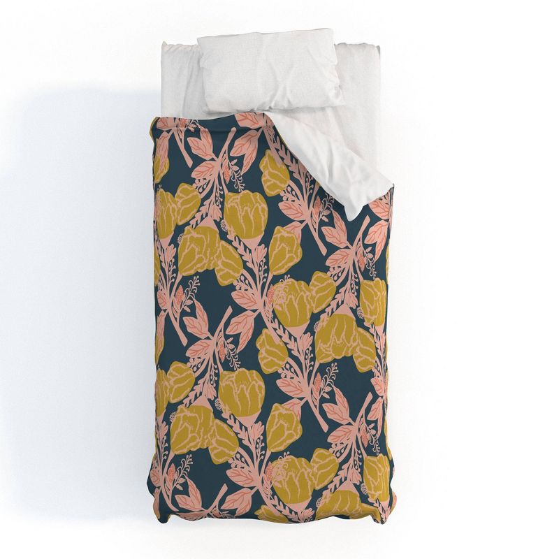 Oris Eddu Magnolia Bloom Duvet Set - Deny Designs, 1 of 8