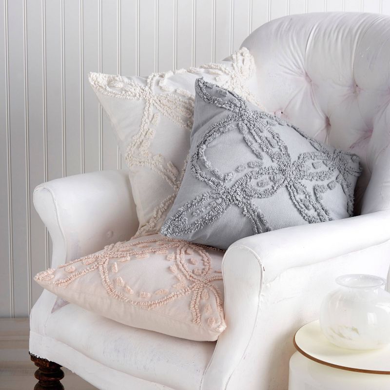 Peri Home Metallic Chenille Decorative Pillow, 3 of 5