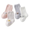 MyKids-Usa Baby Cartoon Pattern Coral Fleece Comfy Mid-Tube Socks - 2 of 4