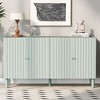 NicBex 58.1 Inch Sideboard Cabinet Modern Minimalist 4 Doors Buffet Cabinet Kitchen Coffee Bar Cabinet - 2 of 4