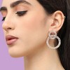 SOHI Women's Green Bling Drop Earrings - 3 of 3