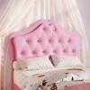 Twin Size Upholstered Bed Frame with LED Headboard Lights & Storage Drawer, Noise Free, Platform Bed for Kids and Teens - 4 of 4