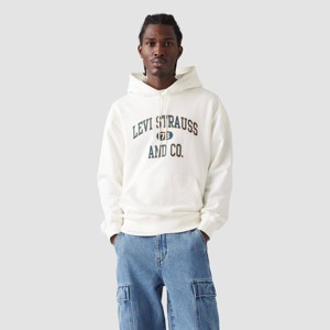 Levi's® Men's Relaxed Fit Logo Pullover Sweatshirt - Ivory - 1 of 2