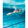 Clear Comfortable Swimming Goggles, UV Protection Anti-Fog Swim Glasses with Mirrored Lenses for Adults & Kids - 2 of 4