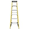 Cesicia 6FT Yellow Fiberglass 6-Step Ladder - 2 of 4