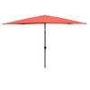 CAVINAS 6 x 9 FT Patio Umbrella with Push Button Tilt and Crank,Outdoor Waterproof Umbrella for Backyard,Poolside,Deck,Base Not Included - 2 of 4