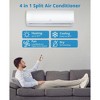9000 BTU Smart Mini Split Air Conditioner/Heating System 19 SEER Split Inverter AC - 4 of 4