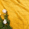 Inhand Knitted Gift Throw Blanket for Couch and Bed, 50"x60" Romatic Lightweight Decorative with Tassel, Farmhouse Warm Woven for Women - 4 of 4