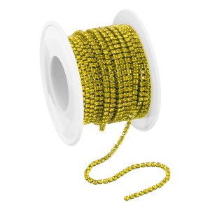 Unique Bargains DIY Clothing Decoration Crystal Rhinestone Sew on Close Claw Chain Trim - 1 of 4