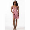 SilkSilky Women's Pure Silk Sexy Lace Neck Slip Dresses - 3 of 4