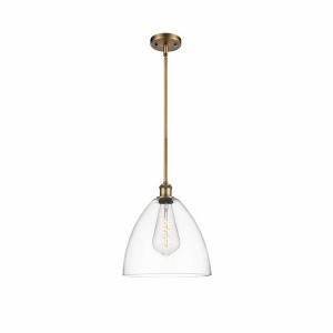 Innovations Lighting Bristol Glass 1 - Light Pendant in  Brushed Brass - 1 of 1