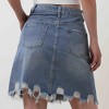 Women's Tailored Pencil Skirt - Cotton/Polyester Blend with Button & Zip Closure Cherie Code - 3 of 4