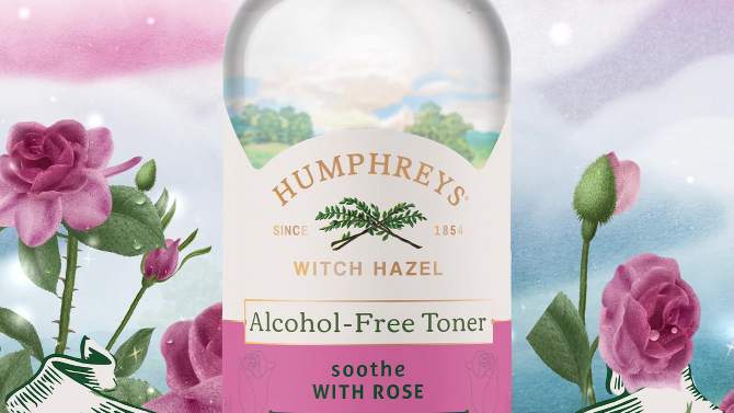 Humphreys Soothe Witch Hazel with Rose Alcohol-Free Toner - 8 fl oz, 2 of 8, play video