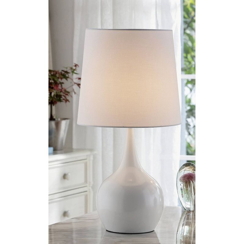 23.5&#34; Modern Metal Table Lamp with Touch Sensor White - Ore International, 3 of 5