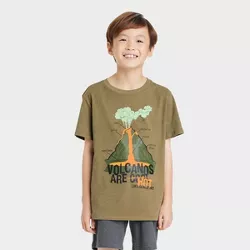 Boys' Volcano Short Sleeve Graphic T-Shirt - Cat & Jack™ Green