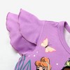 PATPAT Disney Princess Cinderella Snow White Ariel Belle Toddler Girl Naia? Character Print Ruffled Short-sleeve Tee T-Shirts - 4 of 4