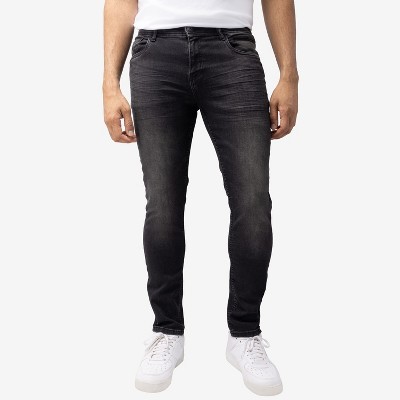 CULTURA Men's Slim Fit Denim Jeans in BLACK WASH Size 34X32