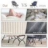 MOONMISS Accent Chair with Ottoman Set, Corduroy Upholstered Lounge Accent Chair with Armrests, Side Pockets for Bedroom, Living Room - 3 of 4