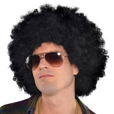 halloween afro wig