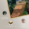 Art Remedy Entrance with Fountain Impresionism Landscape Wall Art Framed - 4 of 4