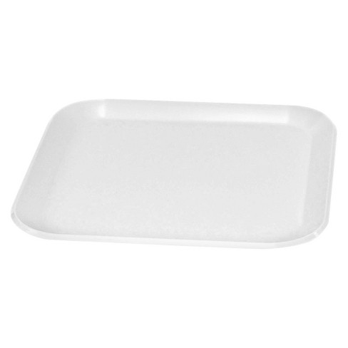 Rounded Square Melamine Salad Plate 8.5 " White - Room ...