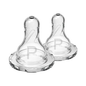 Dr. Brown's Preemie Flow Narrow Baby Bottle Silicone Nipple - Slowest Flow - 2pk - 0m+ - 1 of 4