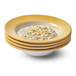 Portmeirion Potter's Mist Oatmeal Bowl, Set of 4 - Yellow - 1 of 4