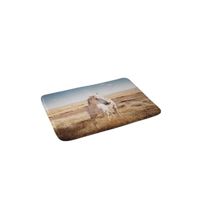 Bethany Young Photography West Texas Wild Memory Foam Bath Mat Beige - Deny Designs