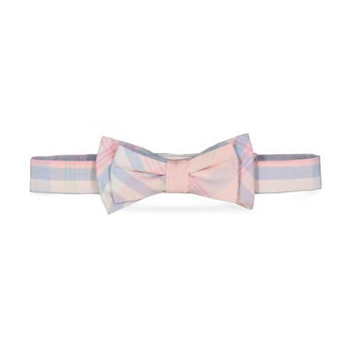 Hope & Henry Boys' Classic Bow Tie (pink Spring Plaid, Small) : Target