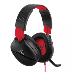 Turtle Beach Recon 70 Wired Gaming Headset for Nintendo Switch/Xbox One/Series X|S/PlayStation 4/5 - Red/Black