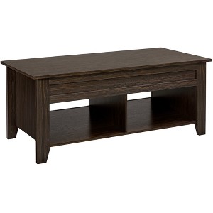 Yaheetech Lift Top Coffee Table with Storage & 2 Open Shelves for Living Room, Reception Room, Office - 1 of 4