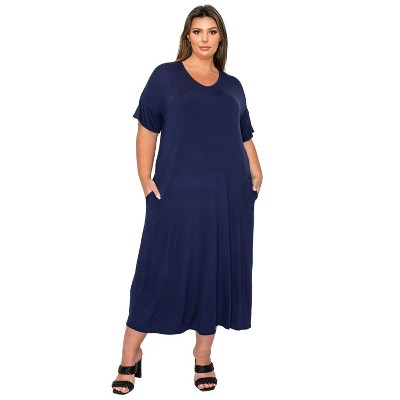 L I V D Women's Olivia Pocket Midi Dress