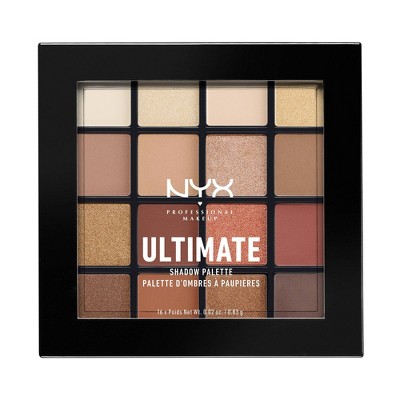 NYX Professional Makeup Ultimate Eyeshadow Palette Warm Neutrals - 0.02oz