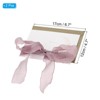 Unique Bargains His and Her Wedding Vows Books Ribbon Card 6.7x4.7 Inch 2 Pcs - 2 of 4
