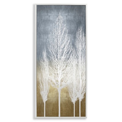 Stupell Industries Tall Tree Silhouettes Abstraction, 10" x 24"