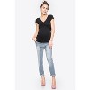 Clearlove Womens Maternity Shirts Short Sleeve Top Wrap V Neck Blouse Cross Over Fitted Nursing Tank Tops Summer Breastfeeding Tee 2025 - 4 of 4