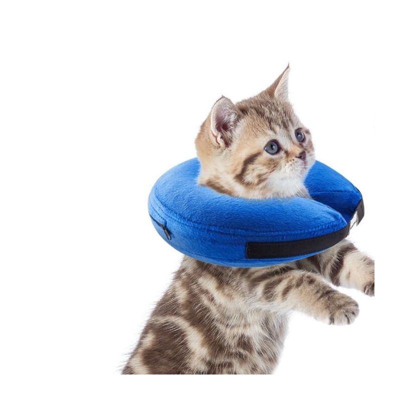 BENCMATE Protective Inflatable Collar for Dogs and Cats - Soft Pet Recovery Collar Does Not Block Vision E-Collar, 3 of 6