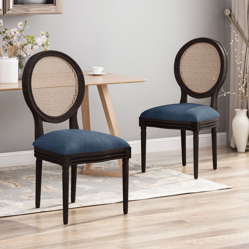 Set of 2 Govan Wooden Dining Chairs - Christopher Knight Home, 3 of 6