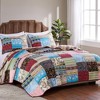 Greenland Home Fashion Bohemian Dream Quilt Set - 2 - Piece - Multi - 4 of 4