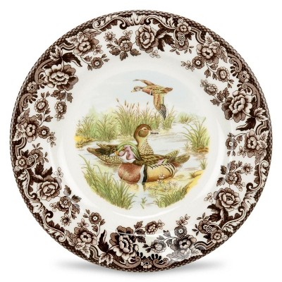 Spode Woodland 10.5” Dinner Plate, Perfect for Thanksgiving and Other Special Occasions, Made in England, Bird Motifs